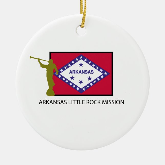 AUFTRAG-CTR LDS ARKANSAS LITTLE ROCK KERAMIK ORNAMENT (Vorne)