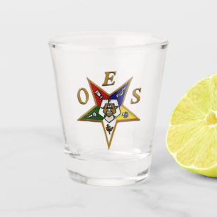 AUFTRAG des OSTsternes Schnapsglas