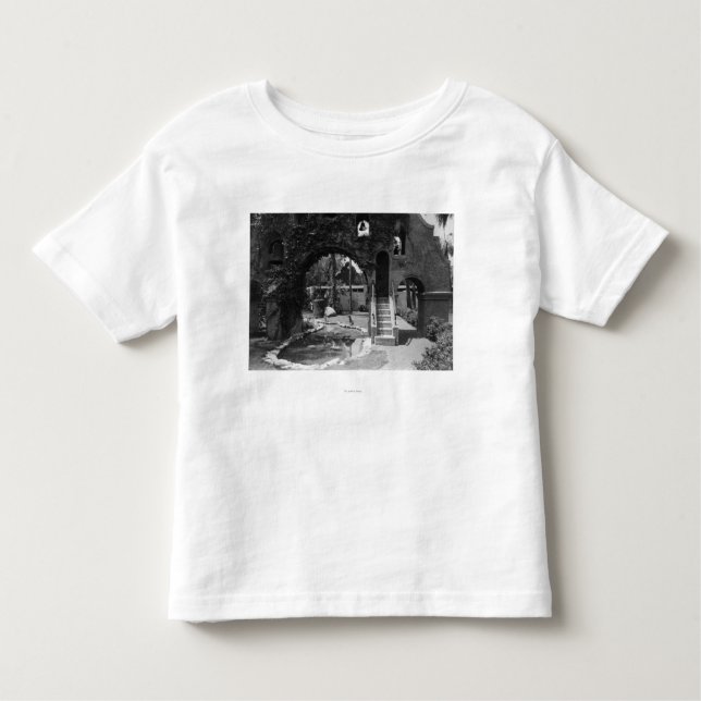 Auftrag-Gasthaus-Hof des Flussufers, CA Photograp Kleinkind T-shirt (Vorderseite)
