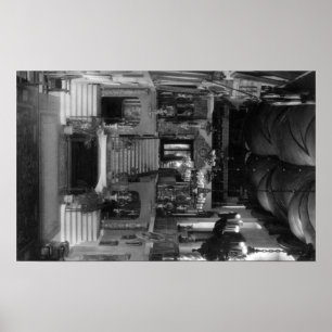 Auftrag-Gasthaus-Innenraum des Flussufers, Poster