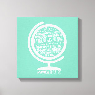 Auftrag-Leinwand: Große Kommission auf Kugel Leinwanddruck