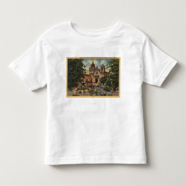 Auftrag San Carlos de Borromeo de Monterey Kleinkind T-shirt (Vorderseite)