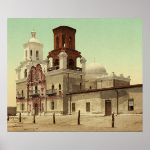 Auftrag San Xavier Del Bac, Tucson, Arizona 1902 Poster