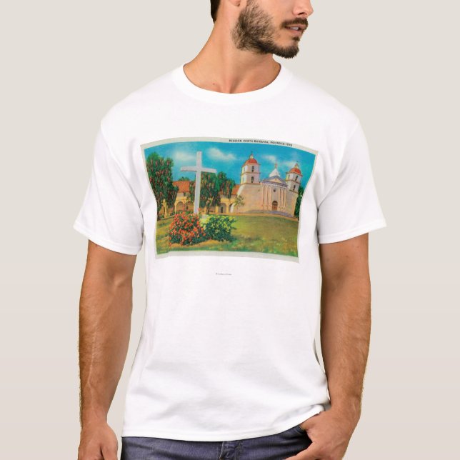 Auftrag-Santa- Barbaraansicht T-Shirt (Vorderseite)