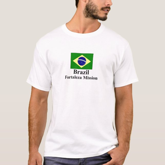 Auftrag-T - Shirt Brasiliens Fortaleza (Vorderseite)