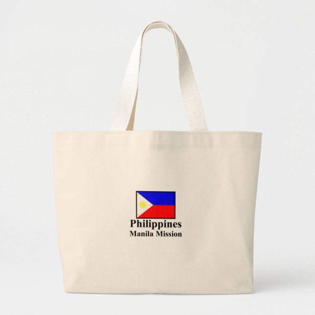 Auftrag-Tasche Philippinen Manila Jumbo Stoffbeutel (Vorne)