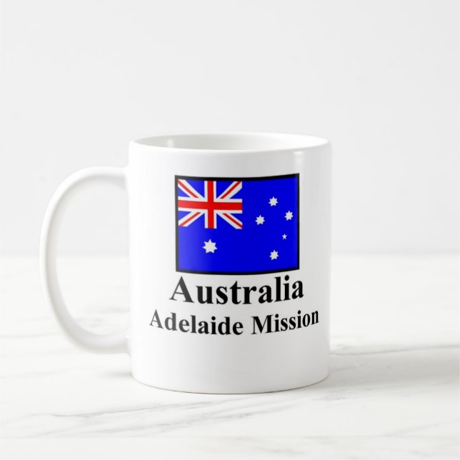 Auftrag-Trinkbehälter Australiens Adelaide Tasse (Links)