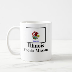 Auftrag-Trinkbehälter Illinois Peoria Kaffeetasse