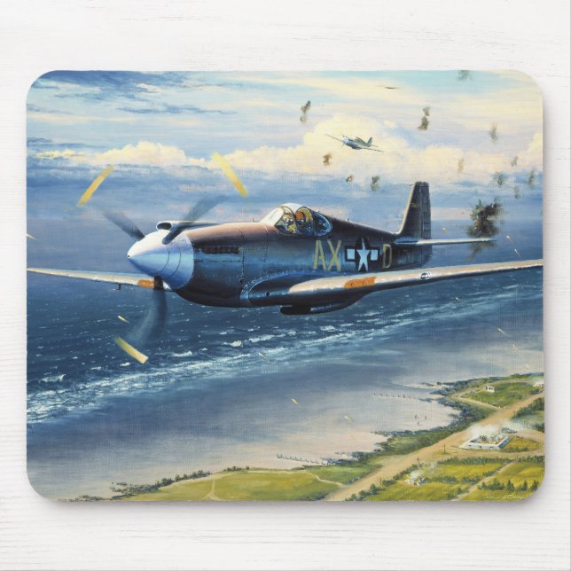 Auftrag über Normandie durch William S. Phillips Mousepad (Vorne)