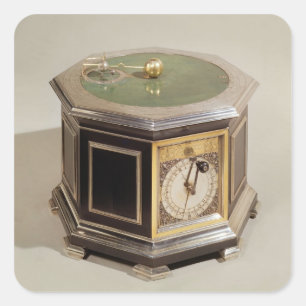 Auftrag von Thomas Tompion (1639-1713) und Geor Quadratischer Aufkleber