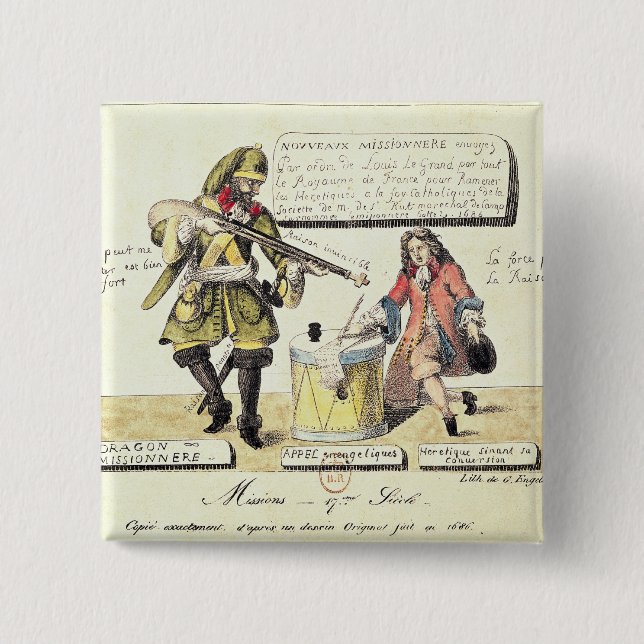 Aufträge des 17. Jahrhunderts Button (Vorderseite)