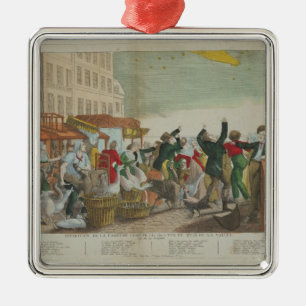 Auftritt des großen Kometen im Jahre 1811 Silbernes Ornament