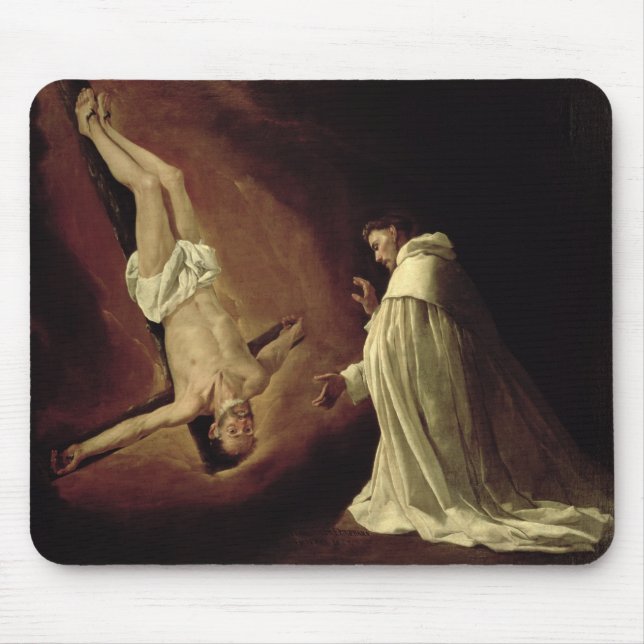 Auftritt von St Peter zu St Peter Nolasco Mousepad (Vorne)