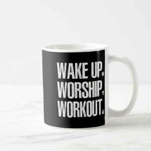 Aufwachen Anbetung Workout Liebhaber Glaube Christ Kaffeetasse