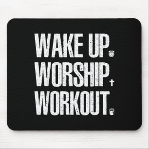 Aufwachen Anbetung Workout Liebhaber Glaube Christ Mousepad