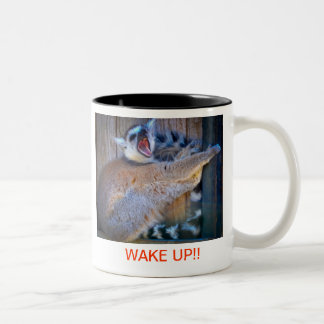 Aufwachen Zweifarbige Tasse