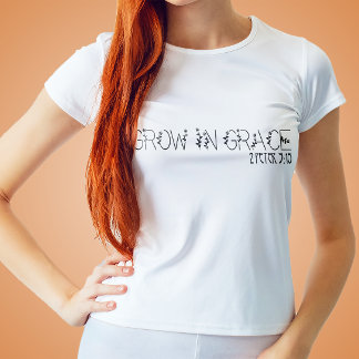Aufwachsen in Grace Christlich T-Shirt