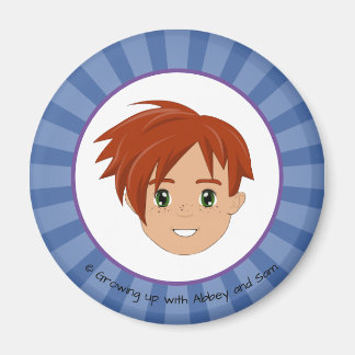 Aufwachsen mit Abbey und Sam Blue Magnet (Sam)