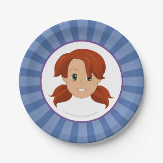 Aufwachsen mit Abtei und Sam-Party-Platte (Abtei) Pappteller