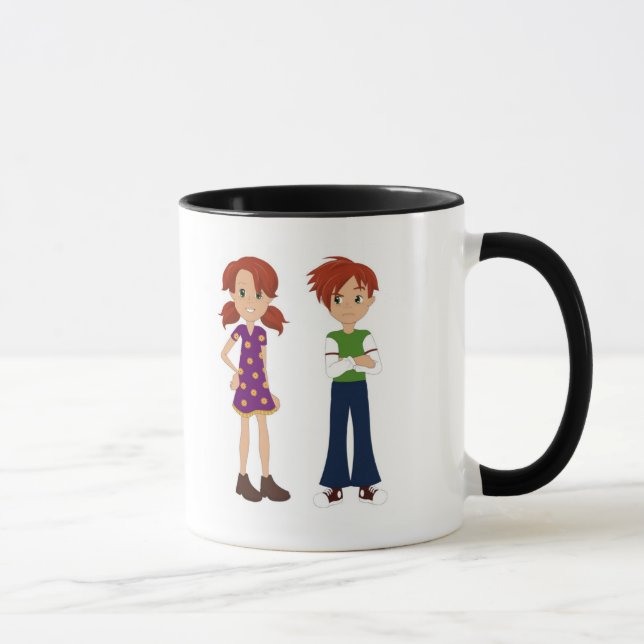 Aufwachsen mit Abtei und Sam-Tasse Tasse (Rechts)