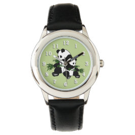 Aufwachsen Panda Armbanduhr