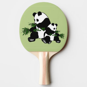 Aufwachsender Panda Tischtennis Schläger
