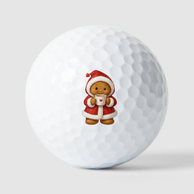 Aufwärmen! Lebkuchen  Golfball (Vorderseite)