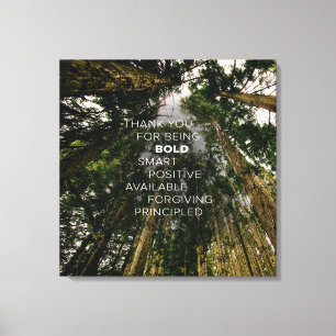 Aufwärts Schauspiel #1 (24x24) Leinwanddruck