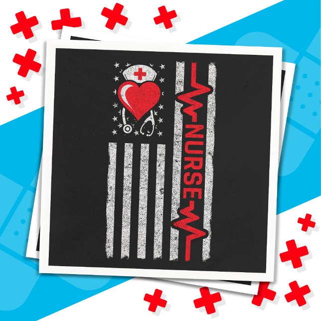 Aufwertung der amerikanischen Flagge Hero Heart Li Serviette (Von Creator hochgeladen)