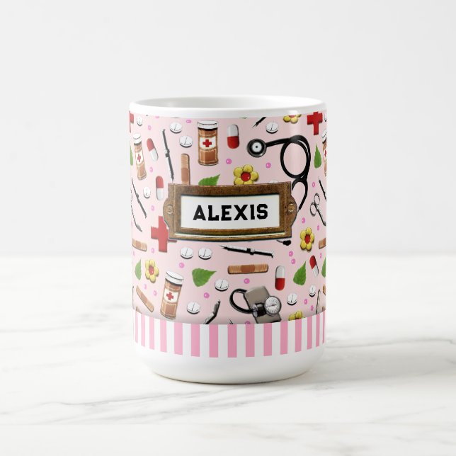 Aufwertung der Krankenversicherung Kaffeetasse (Mittel)