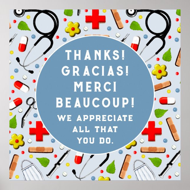 Aufwertung der Krankenversicherung Poster (Vorne)