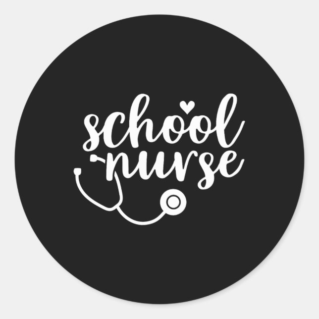 Aufwertung der niedlichen Schulkrankenhäuser Runder Aufkleber (Vorderseite)