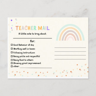 Aufwertung der Studierenden Postkarte