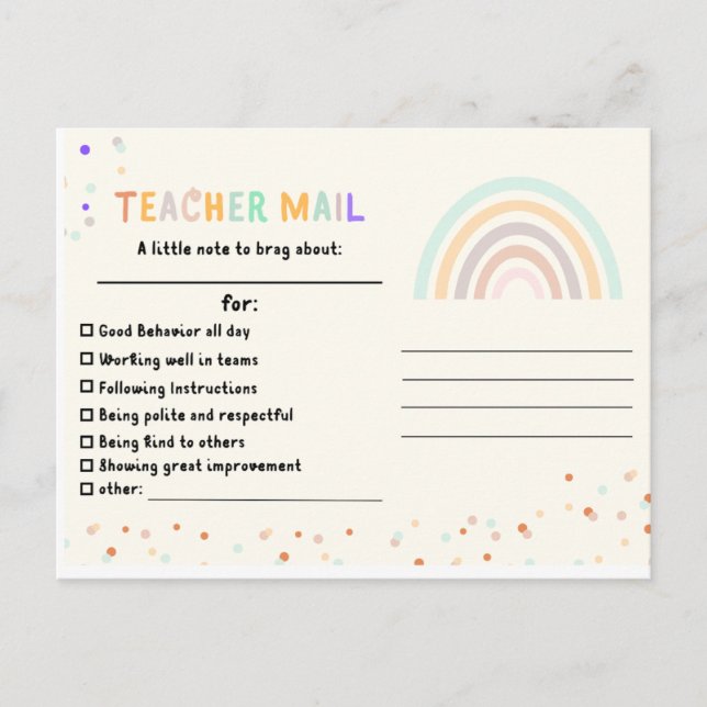 Aufwertung der Studierenden Postkarte (Vorderseite)