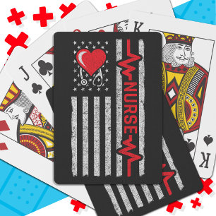 Aufwertung der US-amerikanischen Flagge Hero Life Spielkarten