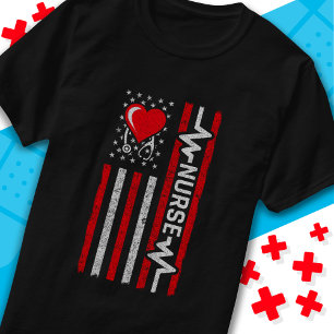 Aufwertung der US-amerikanischen Flagge Hero Life T-Shirt
