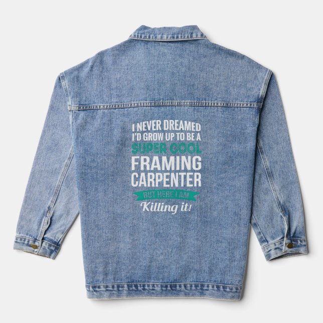 Aufwertung des Carpenters Jeansjacke (Rückseite)