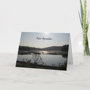 Aufwertung des Sonnenaufgangs Dankeskarte