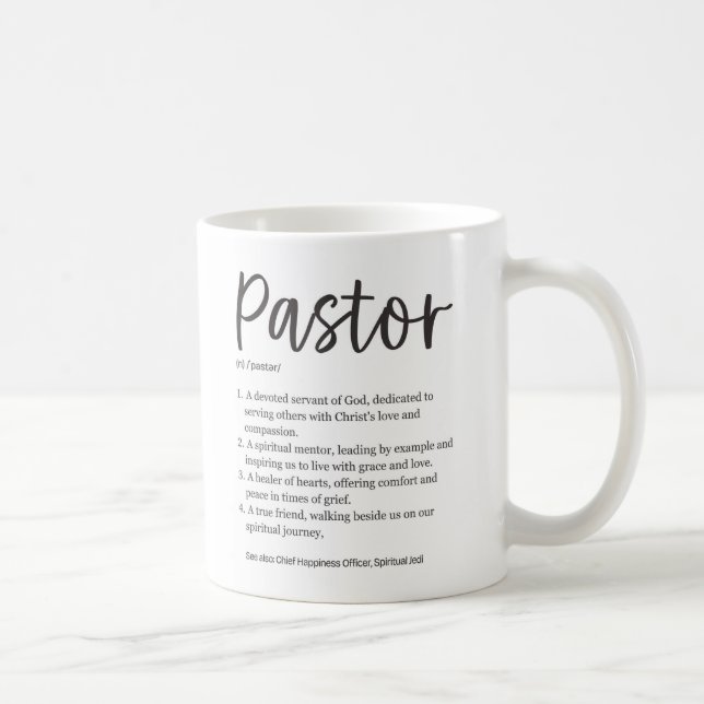 Aufwertung von Pastoren Kaffeetasse (Rechts)