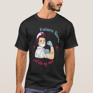 Aufwertungskur Mutter Tochter Future Nurse T-Shirt