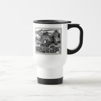 Aufzeichnenreise-Kaffee-Tasse Reisebecher