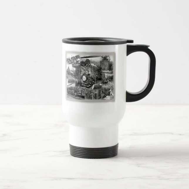 Aufzeichnenreise-Kaffee-Tasse Reisebecher (Rechts)