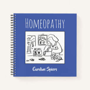 Aufzeichnungen über Homöopathien mit dem Namen d Notizbuch