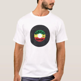 Aufzeichnungs-T - Shirt des Reggae-7-Inch