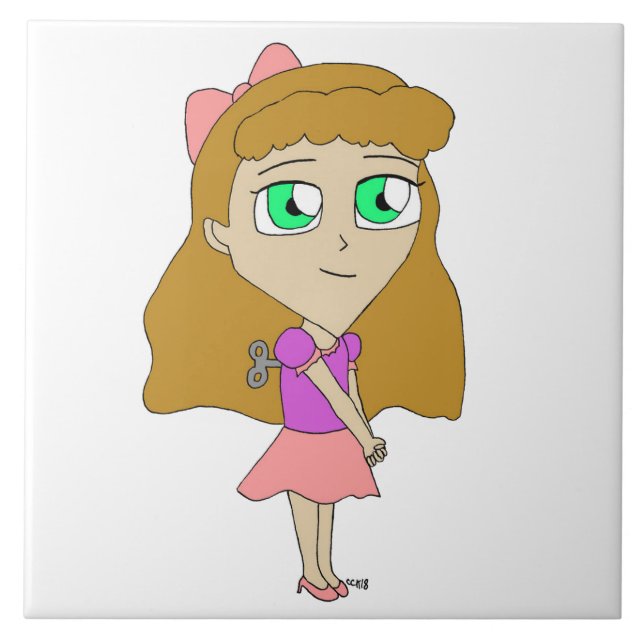 Aufzieh-Chibi Fliese (Vorderseite)
