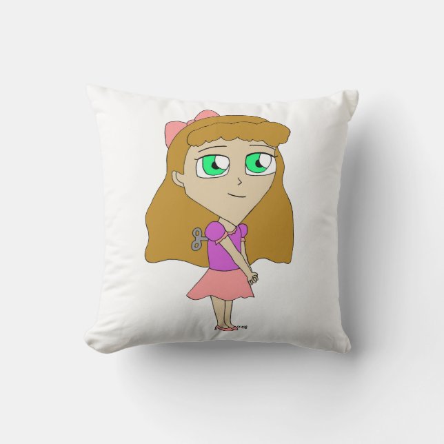 Aufzieh-Chibi Kissen (Vorderseite)