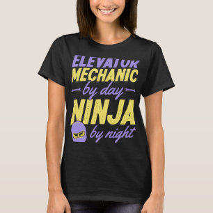 Aufzug bei Tag Ninja bei Nacht 1 T-Shirt