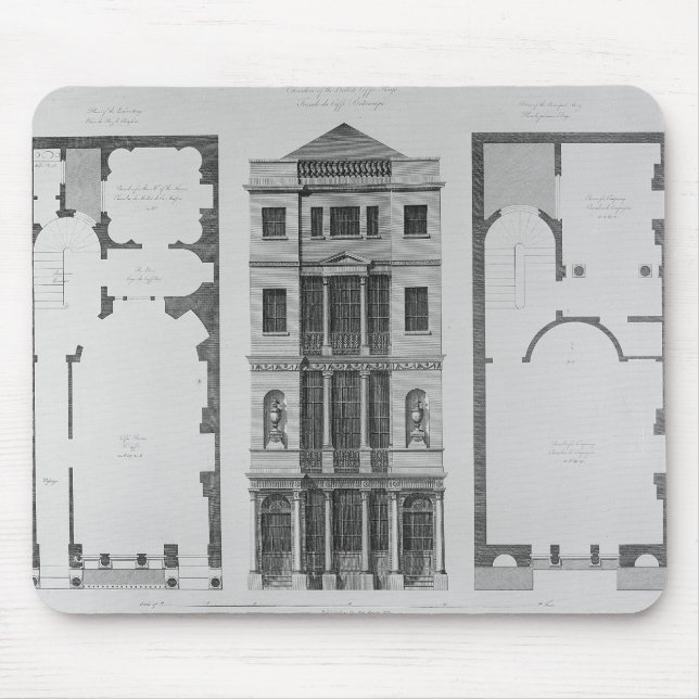 Aufzug des britischen Cafés Mousepad (Vorne)