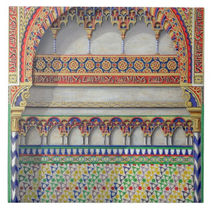 Aufzug einer Nische in Pateo Del Agua, Alha Fliese