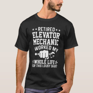 Aufzug für den Aufzug mit Aufzug T-Shirt